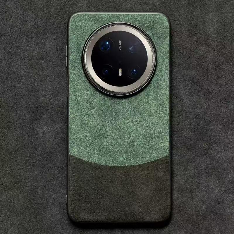 

Dual Color Suede Leather Alcantara Phone Case For Huawei Mate 70 Pro 70RS Mate60 Pro Plus 50 Pura 70 Ultra P60 Art P50 P40 P30 Pura70Ultra