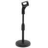 Portable Lifting Desktop Microphone Stand With Weighted Base Stable Plastic Holder For Meeting Live Streaming Computer Microphone Use