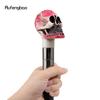 Pink White Resin Skull Head Walking Cane Fashion Decorative Steel Walking Stick Gentleman Elegant Cosplay Cane Knob Crosier 94cm