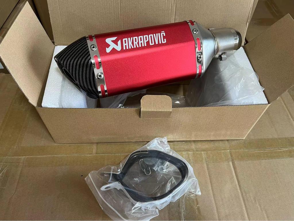Motorcycle Scorpion Compact Hexagonal Carbon Fiber Exhaust for Ninja Sports Models
