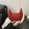 ins Internet celebrity retro niche armpit bag new fashion popular texture shoulder bag comfortable portable crescent bag