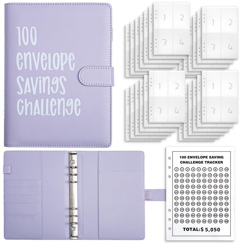 100-Day Envelope Savings Challenge: Cash Planner & Tracker