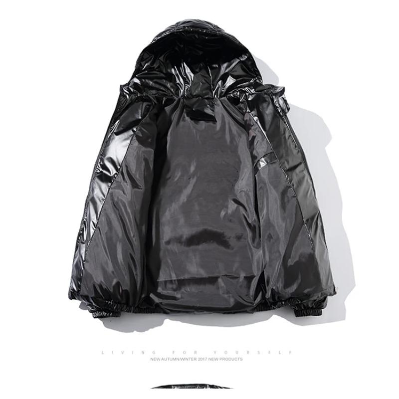 Men and Women Parka 2025 Winter Warmth Thickened Hooded Waterproof Puffer Jacket Coat Solid Casual Streetwear Windproof Outwear