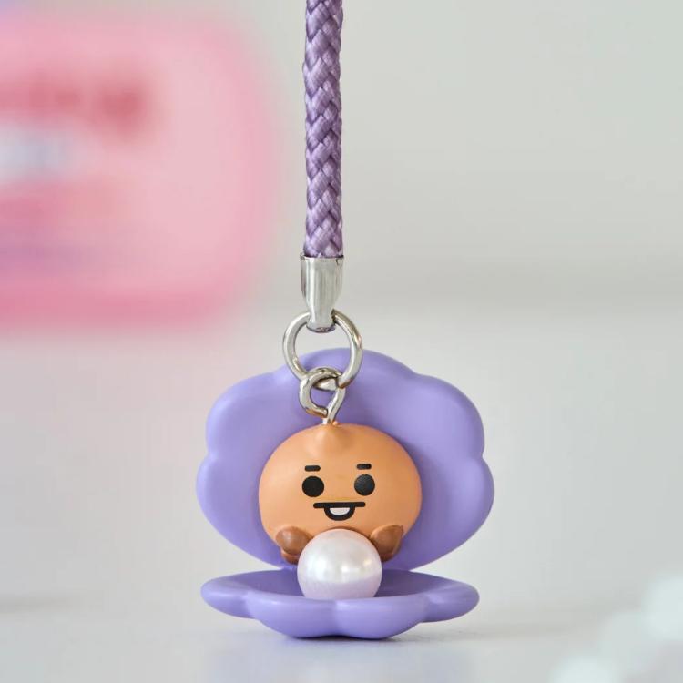 BT21 BABY PEARL Figure Strap (TATA, COOKY, SHOOKY, CHIMMY, MANG, RJ, KOYA) (8 Options)