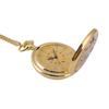 Nostalgic Large Pocket Watch with Roman Numerals, Yellow Face, and Gold Inscription "To My Son". Model 8809.