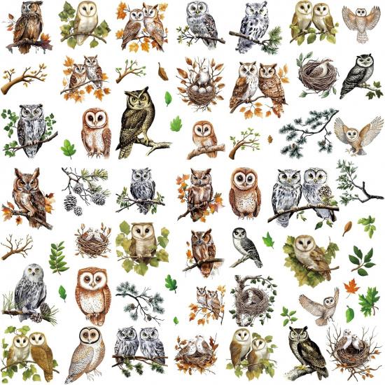 CRASPIRE Green Leaf Window Decal 8 Sheets Adhesive Jungle Leaves Window Stickers Removable Waterproof PVC Clings for Home Living Room Balcony Kitchen
