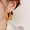 New Wide C-shaped Women's Dangle Earrings Gold Color Metal Geometric Statement Female Punk Fashion Ear Decoration new in