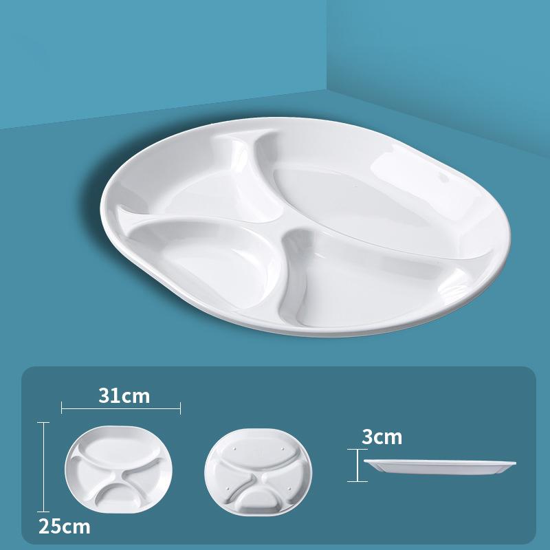

Тарелки с решеткой 3/4/7 для еды, обеденные тарелки, столовая посуда, тарелка для сервировки салатов, кухонная экологически чистая посуда