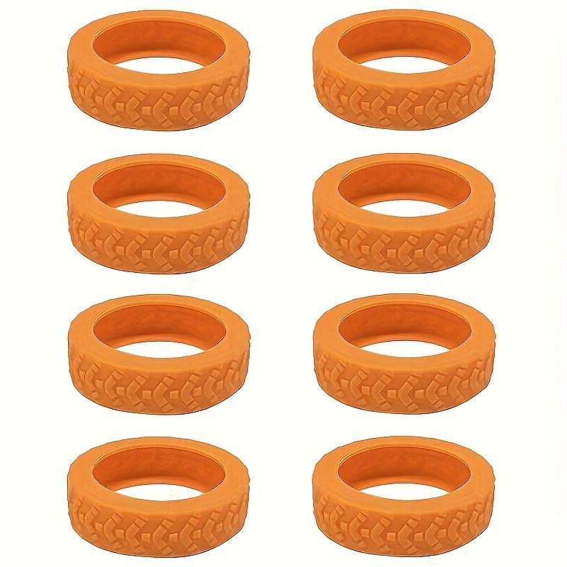 8pcs Silicone Wheel Covers - Luggage Wheel Protectors, Shockproof Suitcase Wheels Protective Sleeves, Noise Reduction Travel Accessories
