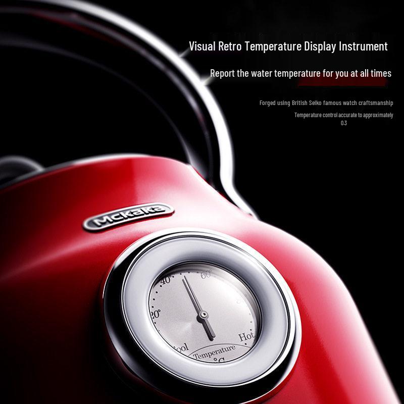 Mckaka Retro Electric Kettle - Integrated Insulation, Auto Constant Temperature Household Kettle
