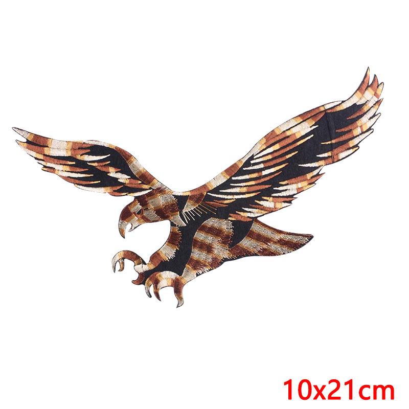 Punk Animal Large Embroidery Patch Iron On Patches For Clothing Thermoadhesive Patches On Clothes Sewing Patch For Jacket Back