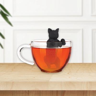 Silicone Cat Tea Infuser Hassle-Free Brewing Dishwasher Safe Cute Portable Loose Leaf Tea Strainer Teapot Kitchen Accessories