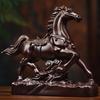 2026 Horse Year Wealth Success Decor Wooden Red Horse Figurine Ornament Symbolizing Good Luck Desktop Decoration Holiday Gift