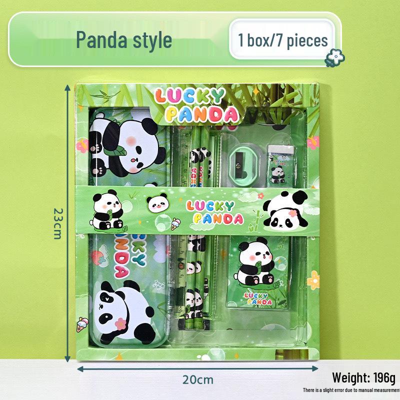 Children's Panda & Capybara Stationery Gift Set - Perfect for Kindergarten, Back-to-School, Birthdays & Souvenirs