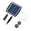 6V 2W Plug-in Solar-Sauerstoffpumpe mit 8,2ft Rohr 2 Luftblasensteine ​​Aquarium Oxygenator Aquarium