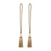 2 Pcs Vintage Curtain Tiebacks Elegant Handmade Curtain Holdbacks Tassel Design Modern Style Draperies Hooks Home Decor