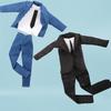 8-Piece Business Men's Suit Casual Snow Clothes 2 Hats 2 Shoes Doll Clothes Accessory Set Fashion DIY Toy for 30cm Male Dolls