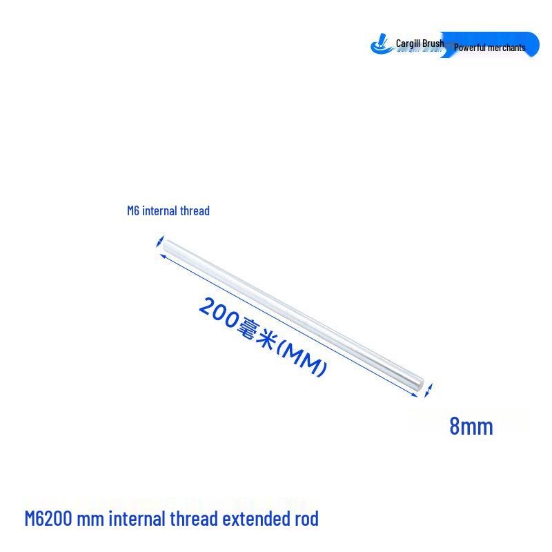M6 304 drátěný kartáč na trubky z nerezové oceli pro čištění hlubokých otvorů a odstraňování rzi