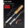 Professional Grade Electric Soldering Iron Set with Wooden Handle for Household and Electronic Repairs