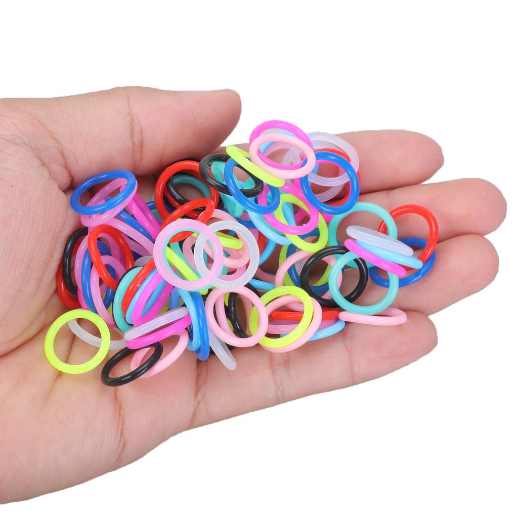 100pcs Mixed Color Pigeon Training Leg Bands For Easy Identification And Management In Racing Events