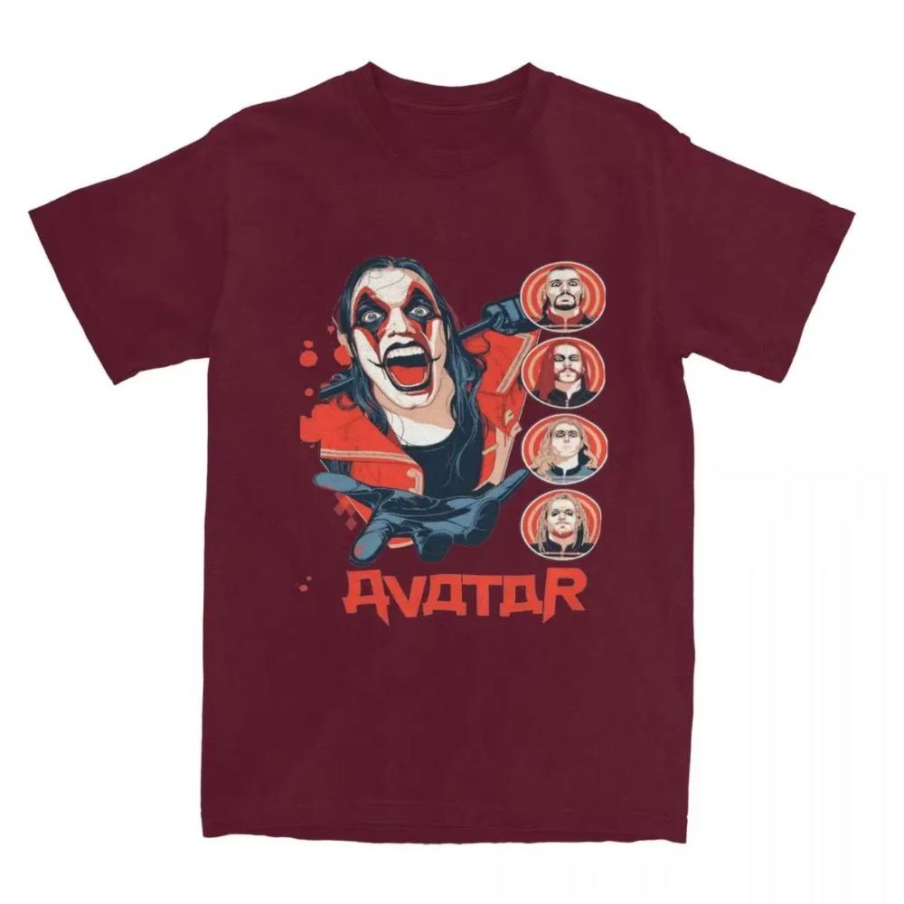 Pánské Dámské Heavy Metalová Kapela Avatar Trička Merch Johannes Eckerstrom Tričko Oblečení Vintage Tričko Novinka