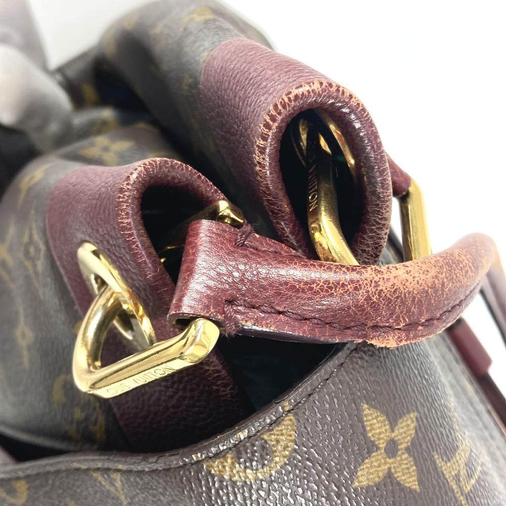 Louis Vuitton M40579 Monogram Oramp Tote Bag Flap Shoulder Bag Brown/purple