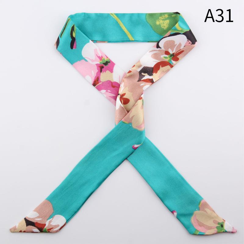 Silk Scarves Versatile Tied Bags, Long Strips, Small Silk Scarves, Bows, Headbands, Streamers, Gift Boxes, Gift Straps.