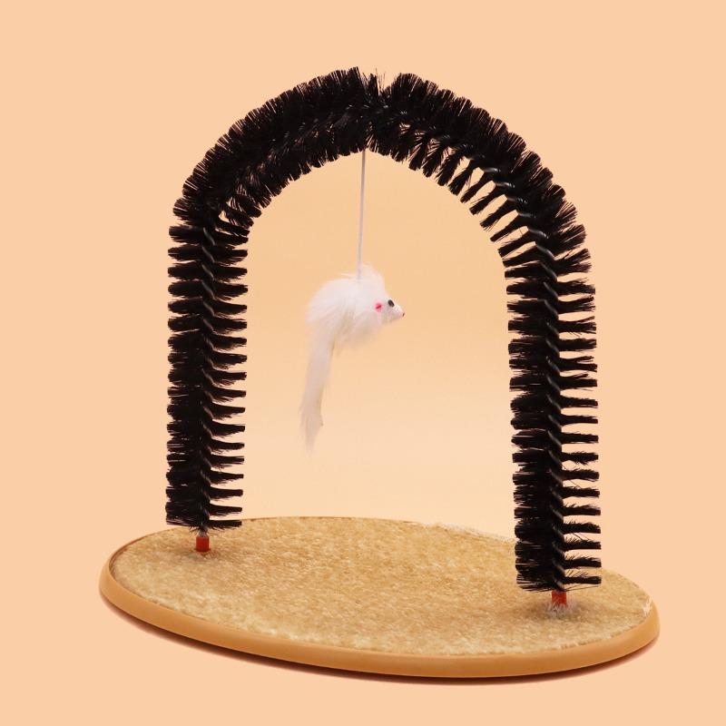 Cat Toys for Self-entertainment and Boredom, Cat Arches, Cat Scratcher, Cat Scratching Board, Non-flaking Massage Brush, Pet Supplies