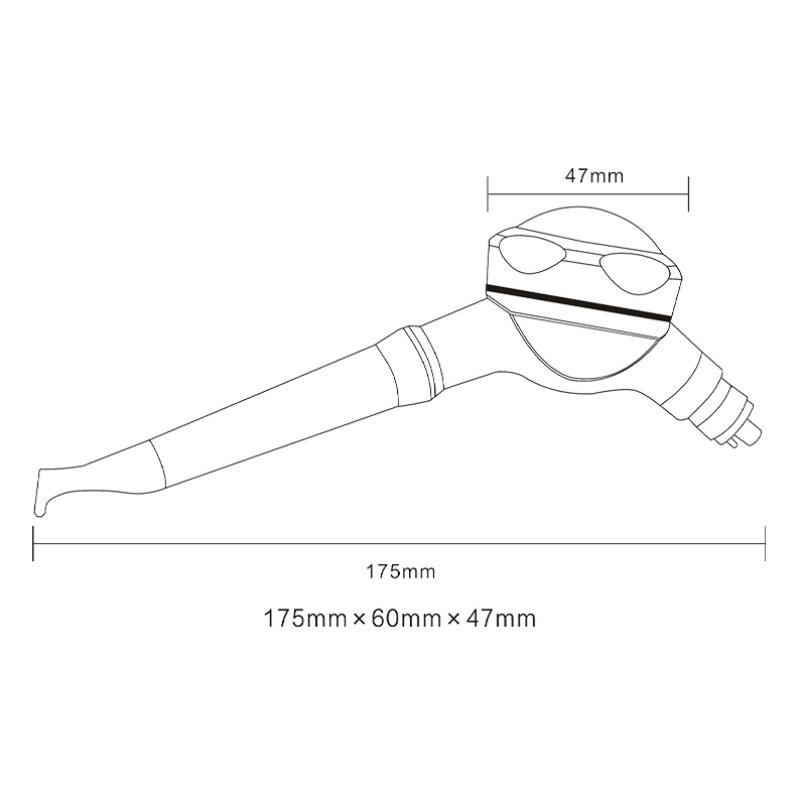 Dental Air Prophy Unit Teeth Whitening Polisher Jet Oral Hygiene Prophy Polishing Tool