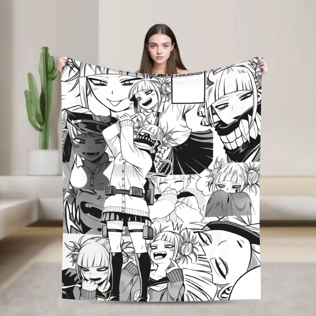 My Hero Academia Super Soft Blankets  Airplane Travel Plush Throw Blanket Aesthetic Couch Bed Flannel Bedspread Sofa Bed Cover