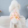 Pet Sanitary Diaper Adjustable Suspender Printed Reusable Dog Underwear Physiological Pants Shorts for Female Dogs