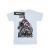 Marvel Womens/Ladies Captain America Action Pose Cotton Boyfriend T-Shirt