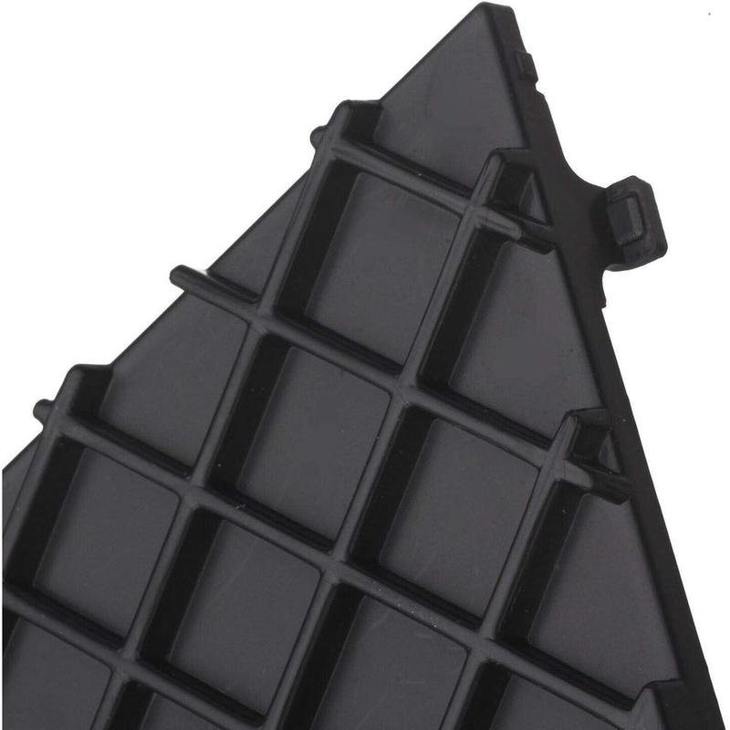 2pcs For BMW E60 E61 M Sports Package 2004-2009 Car Front Bumper Lower Mesh Grille Plate Trim Cover 51117897186 51117897184