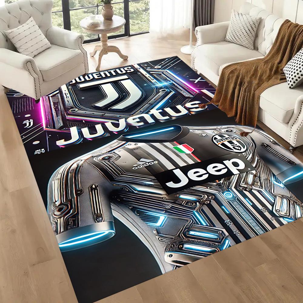 Juventus Floor Mat Design For Dining Room Living Rooms Study Room Bedrooms Antislip Carpet Anime Office Decor Perfect Birthdaychristmas Gift Idea