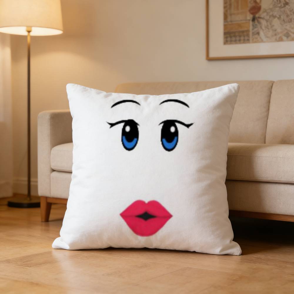 Creative Funny Man Face Pillow Case Pattern Printed Pillowcase For Living Room Sofa Cushion Cover