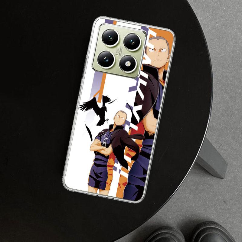 Anime Haikyuu School Volleyball Phone Case Cover for Xiaomi Redmi Note 15 14 13 12 11 Pro Plus 14S 12S 11S 11T 11E 10S 10 Custom