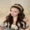 Beach Straw Weaving Cross Knotted Headband Women's Handmade Weaving Hair Band Bohemian Wide-brimmed Hair Hoop Hair Accessories