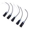 5-Piece Candle Holder E12 Lamp Holder Lamp Holder Keyless With 20Cm Conductor
