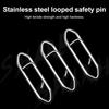 260Pcs Fishing Speed Clips Rustproof High Strength Freshwater Saltwater Stainless Steel Speed Clip Quick Snap Connector Tackle
