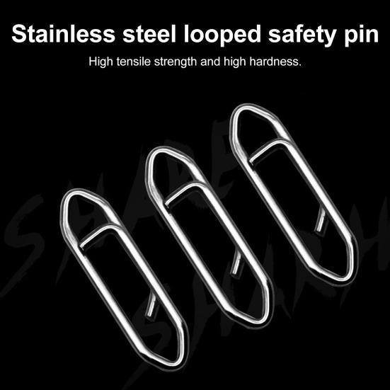 260Pcs Fishing Speed Clips Rustproof High Strength Freshwater Saltwater Stainless Steel Speed Clip Quick Snap Connector Tackle