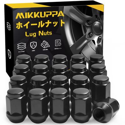 MIKKUPPA Wheel Nuts M12 X P1.25 Taper Seat 60° Length 35mm Steel Fits 19HEX