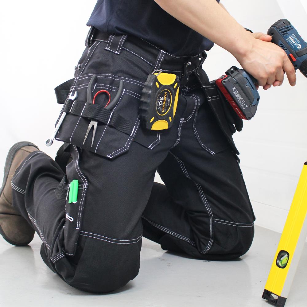 Beullakeuladeo Black Craftsman Trousers (Practical-Type) 1530