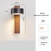 New LED Yellow Hole Stone Lamp Solid Wood Living Room Corridor Corridor Study Bedroom Bedside Lighting