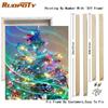 Frame Painting By Numbers For Starter Kit Christmas Gift Tree Wall Art Picture Acrylic Paint On Numbers For Home Decors 40x50