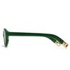 Cross-Border Specially Designed for Water Chestnut Cat-Eye Sunglasses Modern Retro Temples Decorative Sunglasses 2499