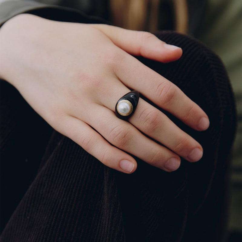VINTAGE HOLLYWOOD Dusky Orb Ring_VH2579RI003M