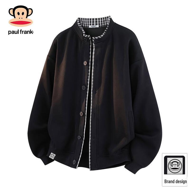 Paul Frank Men s Faux Two-Piece Casual Jacket 4XL