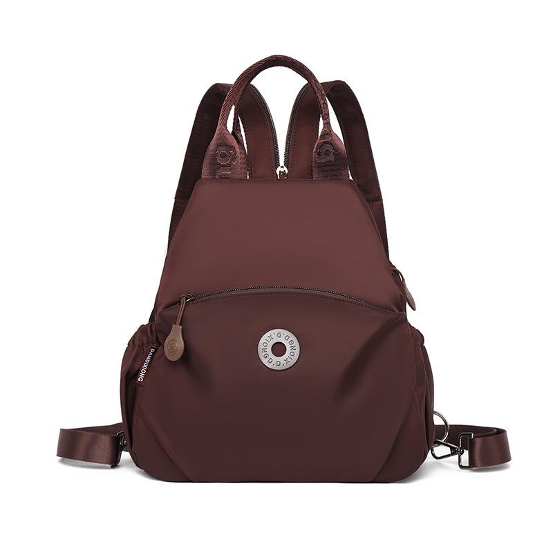 

Women s Bag Multi-function Shoulder Bag Commuter Large Capacity Travel Waterproof Lightweight Backpack кавовий