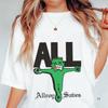 Vintage ALL Band Allroy Saves T-Shirt Weiß Baumwolle Grafik-T-Shirt Unisex S-5XL Unisex T-Shirt