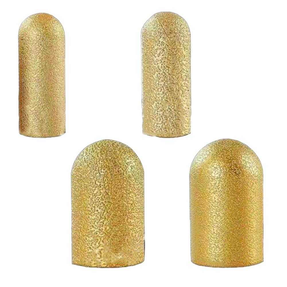 Emery Brazed Finger Bit Grinding Wheel Waterproof Milling Cutter Trimming Abrasive Tools Round Head For Dressing Quartz Stone